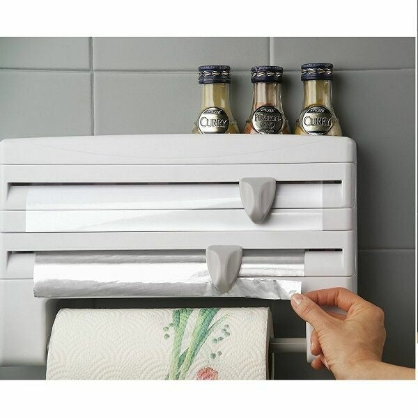 Distributeur de papier étirable en plastique, support mural 4 en 1