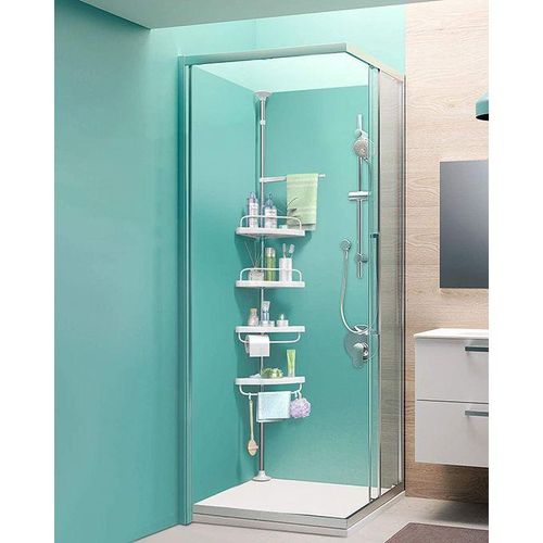 Étagère d'Angle pour une Salle de Bain Organisée & Élégante