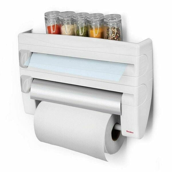 Distributeur de papier étirable en plastique, support mural 4 en 1